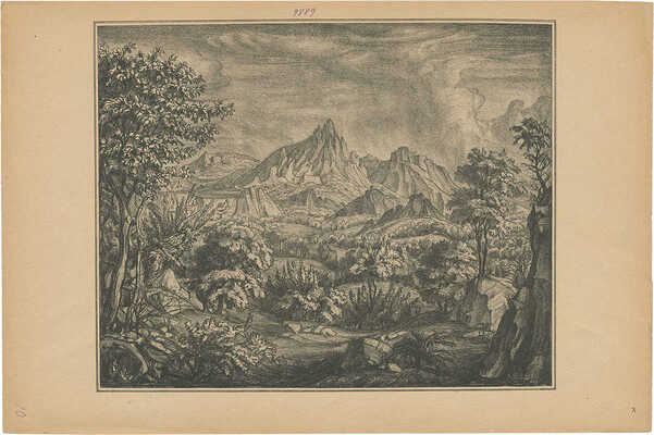 Богаевский Константин Фёдорович. Горный пейзаж